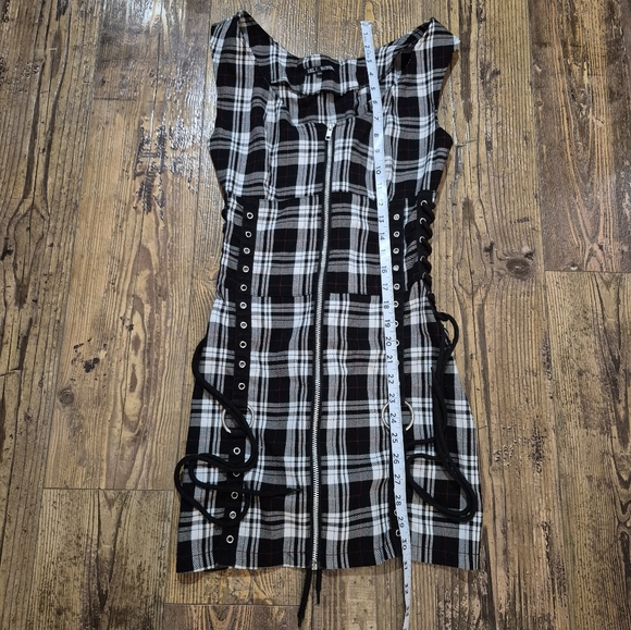 Punk Sexy Corset Mini Dress Hell Bunny Size Small - Picture 8 of 9